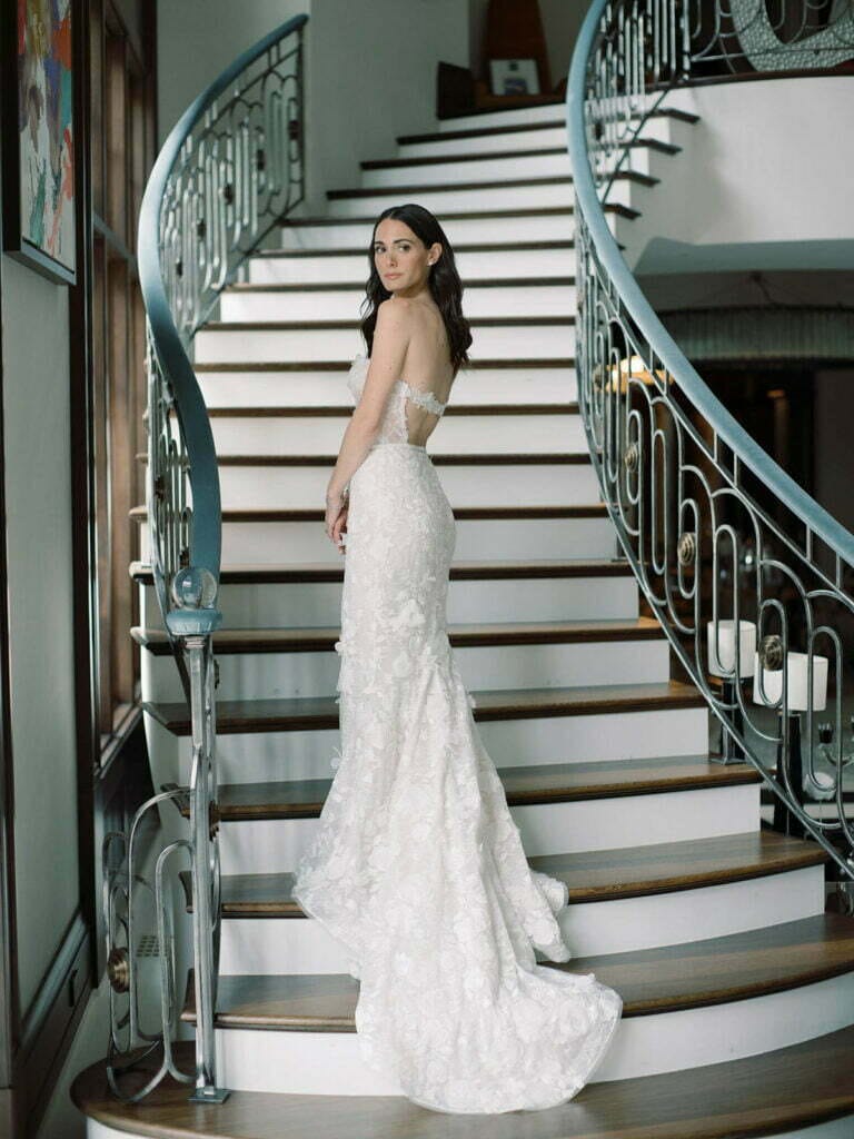 Jenna Nortman wearing Mati gown