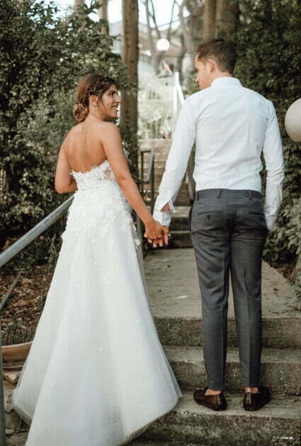 Eden wearing Nerry gown