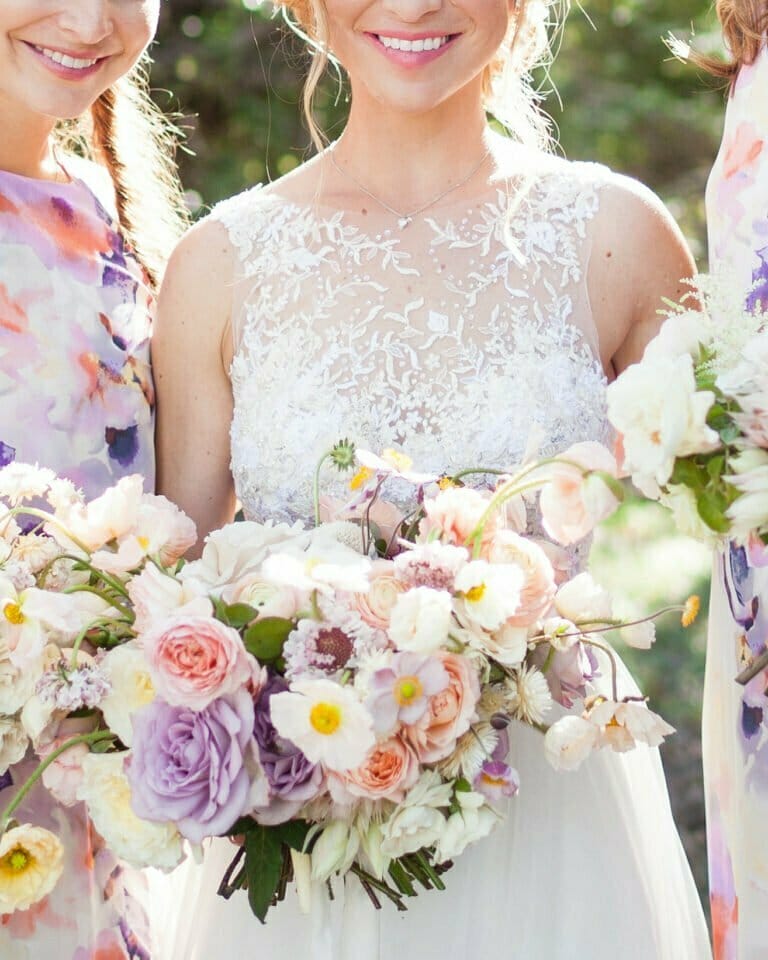Rachel wearing Lihi gown