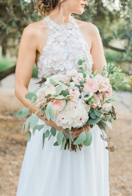 Mira Bride wearing Alexis gown