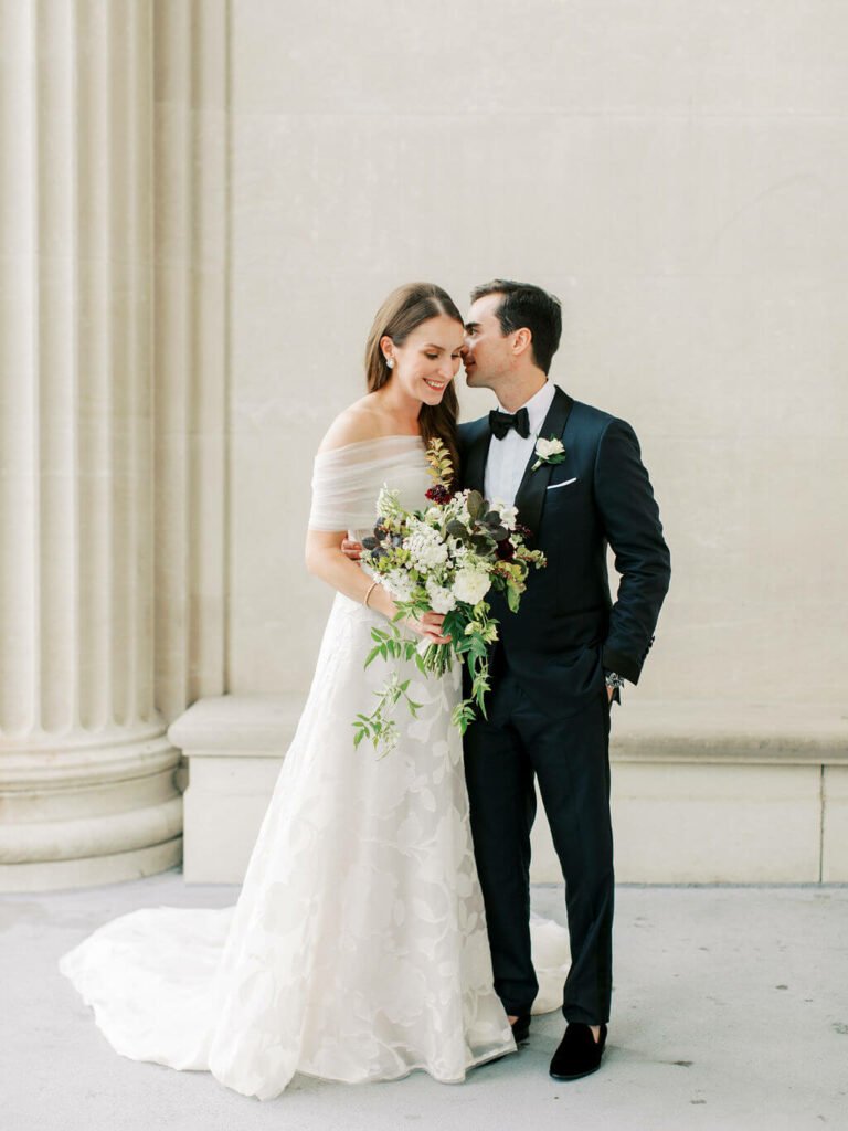 Liza wearing Marlee gown
