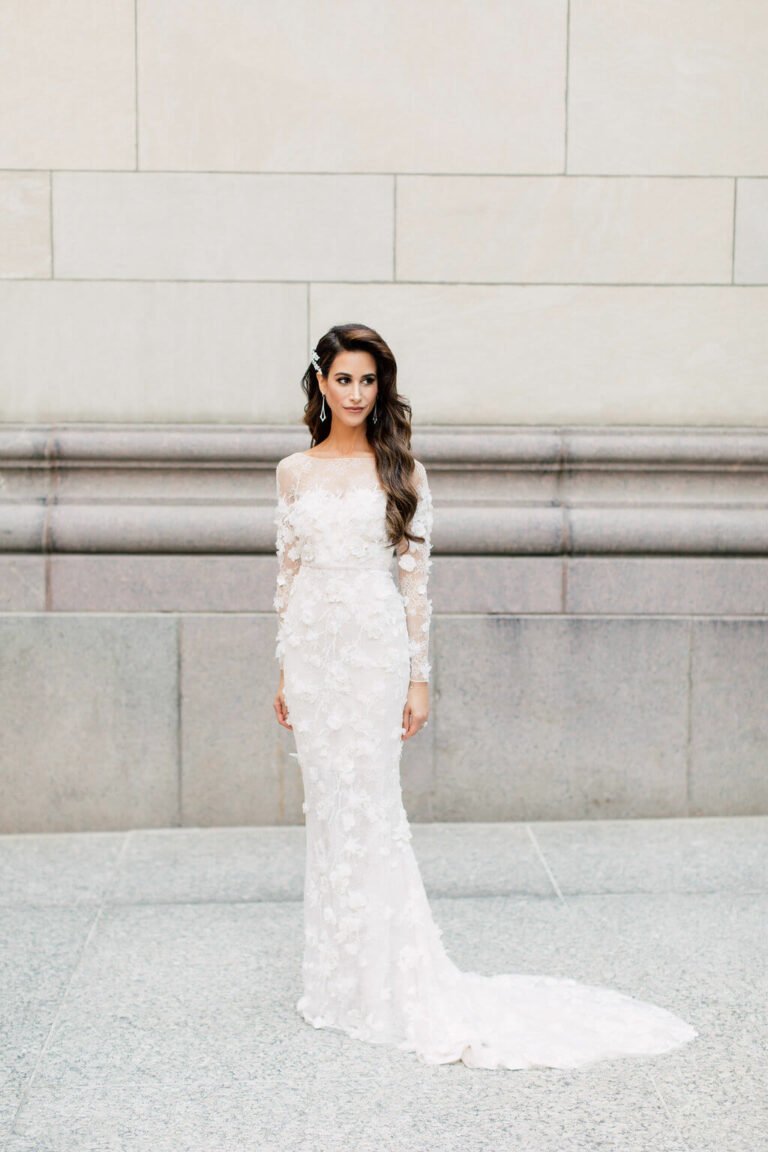 Mara wearing Olivia gown