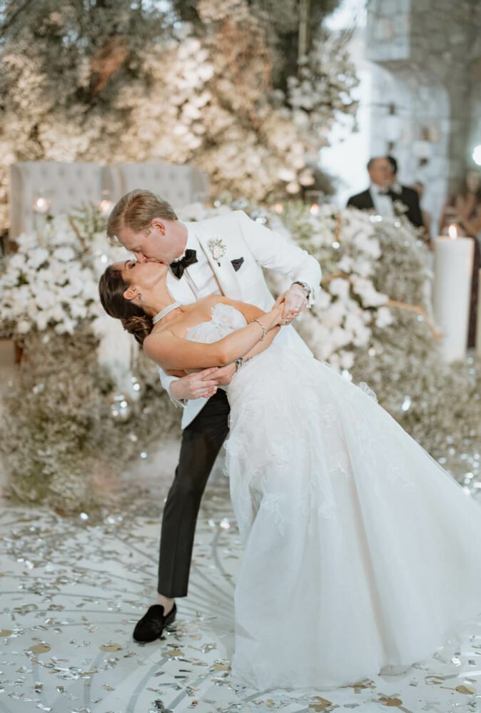 Aina wearing Sallee gown