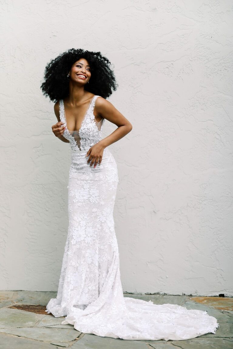 Mira bride wearing Jona gown