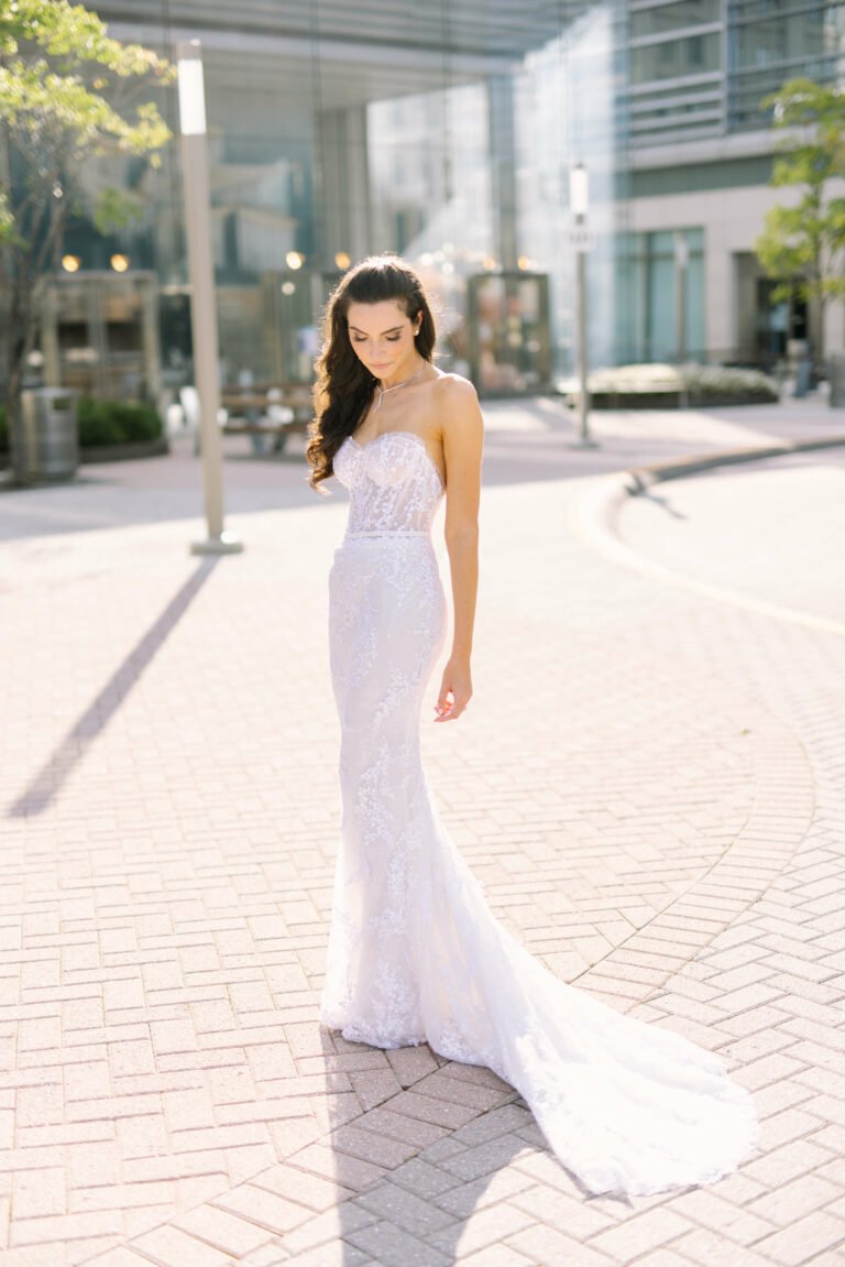 Michelle wearing Jess gown