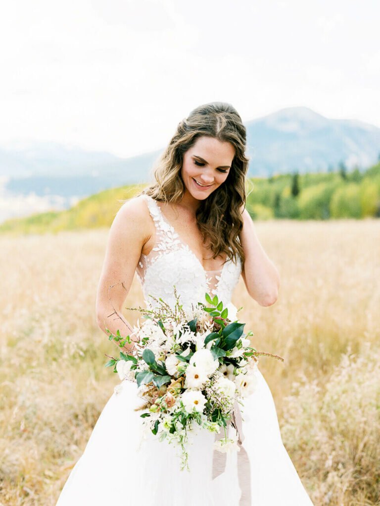 Molly wearing Sophia gown