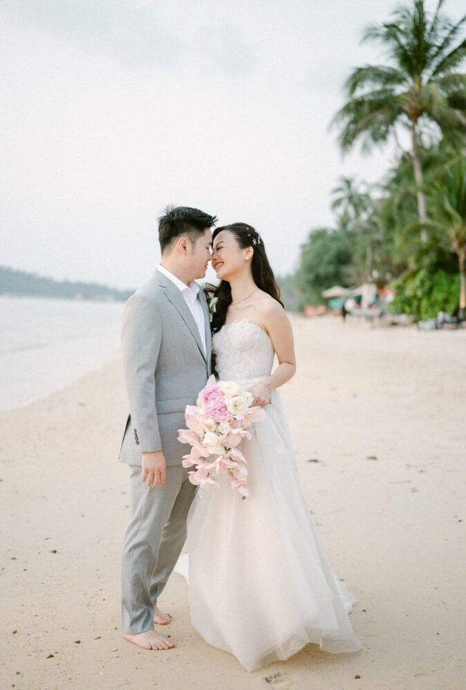 Teresia wearing Sallee gown