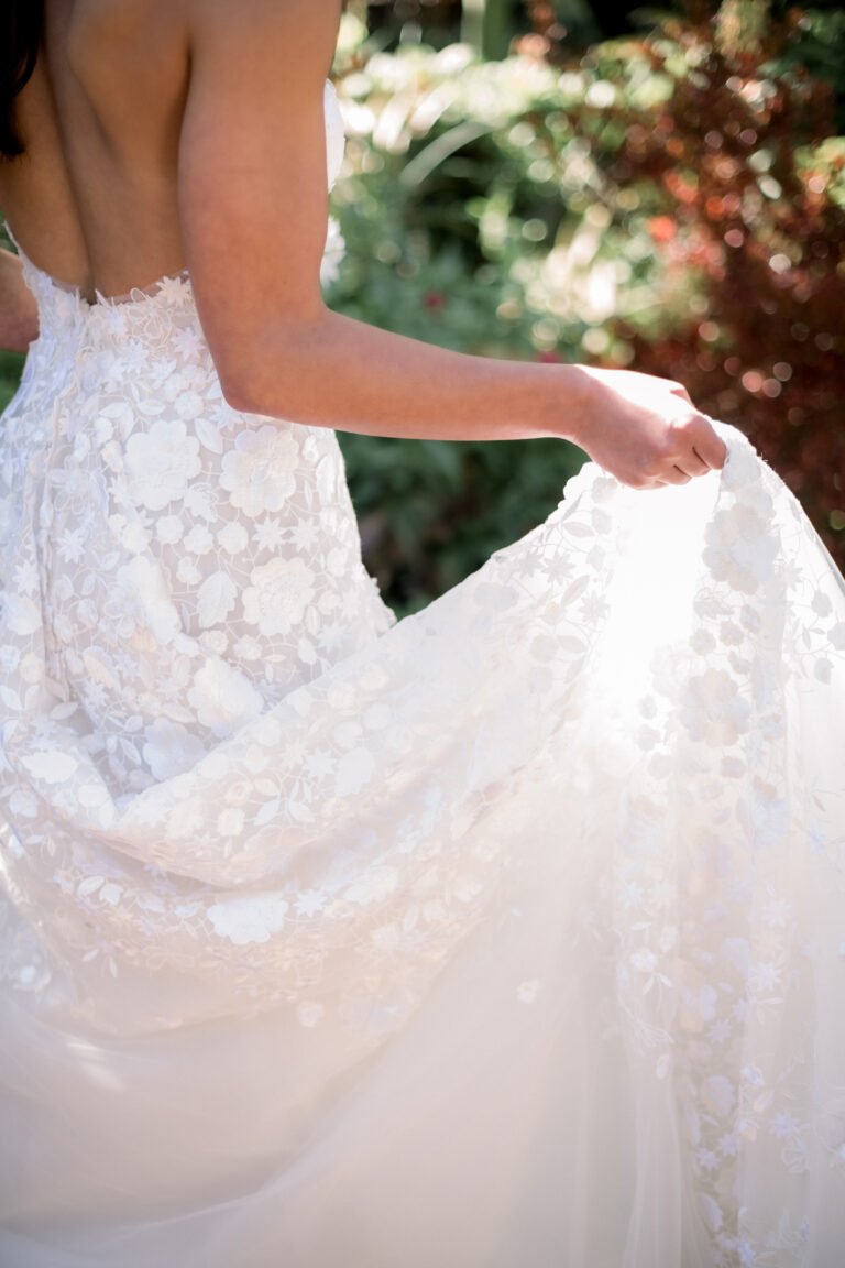 Leila wearing Andi gown