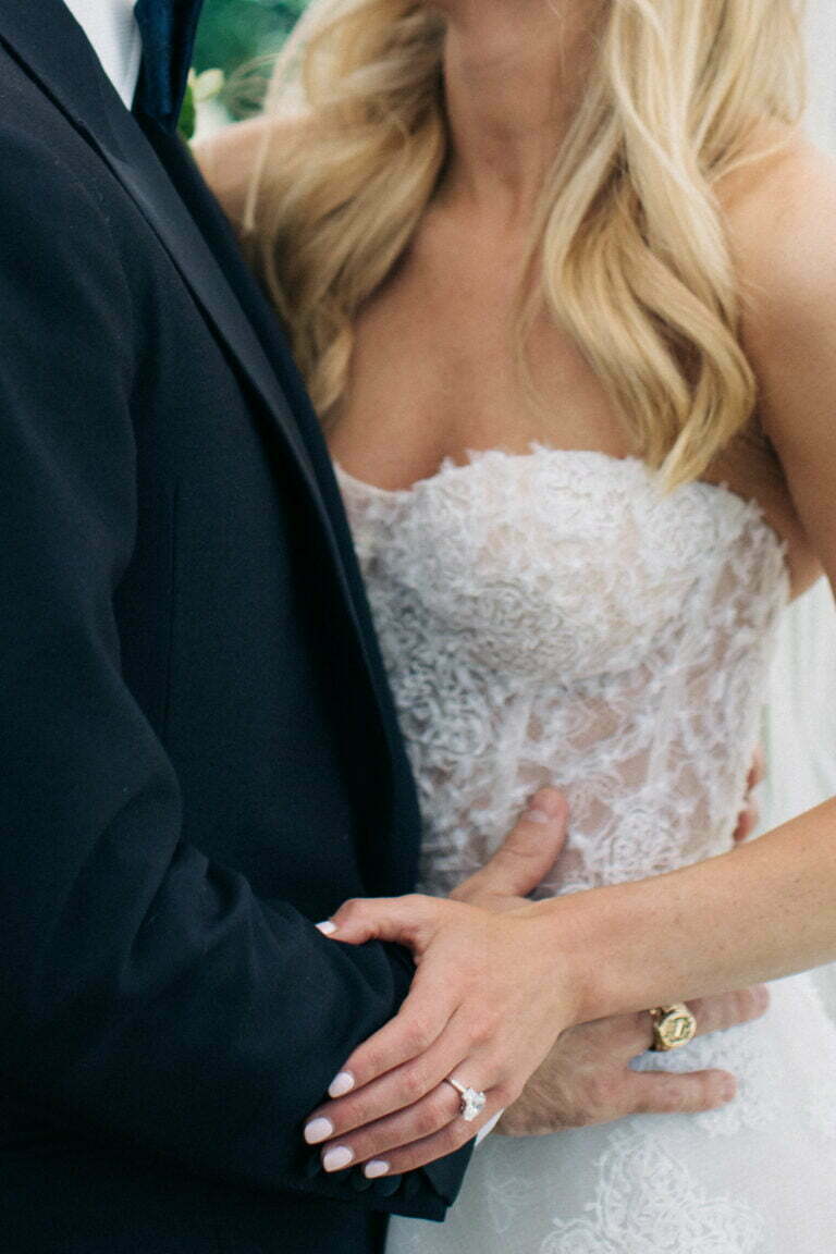 Mary wearing Bruna gown