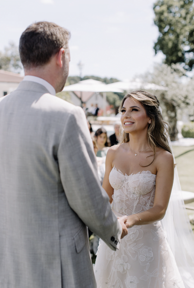 Demet Redif wearing Sallee gown