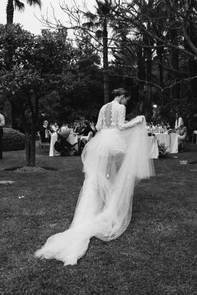 Hayley O’hara wearing Vega gown
