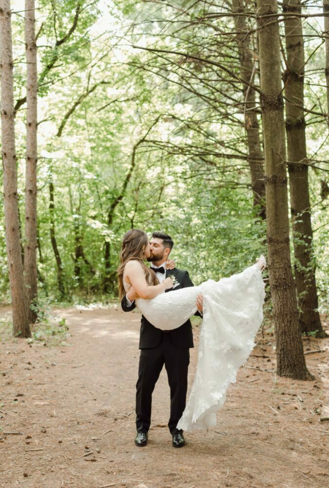 Sabrina Colosimo wearing Verona gown