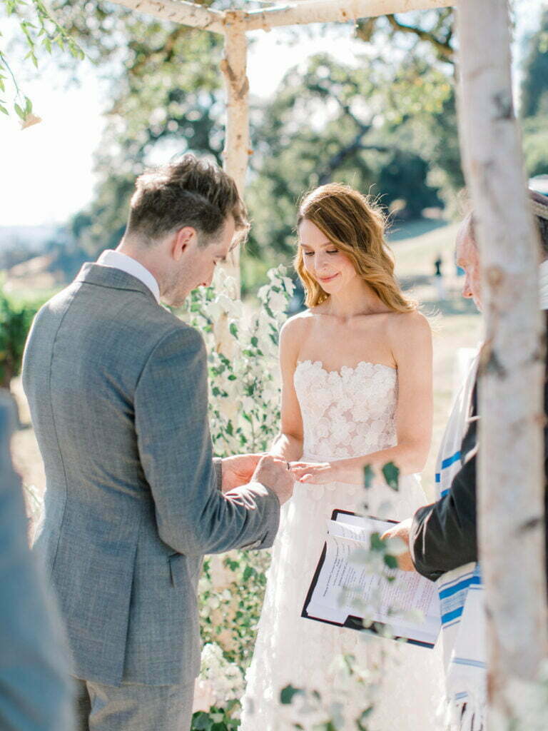 Jensen Sussman wearing Limka gown