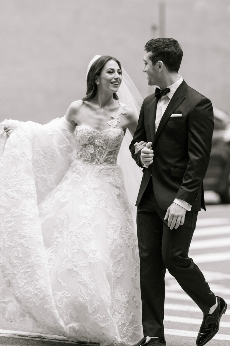 Aly Rosenberg wearing Ami gown