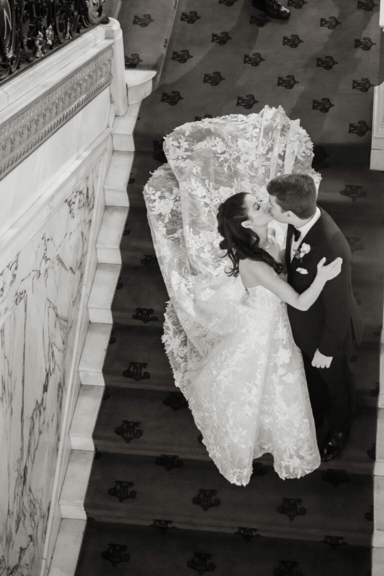 Julia Kaner Meisel in Misha gown