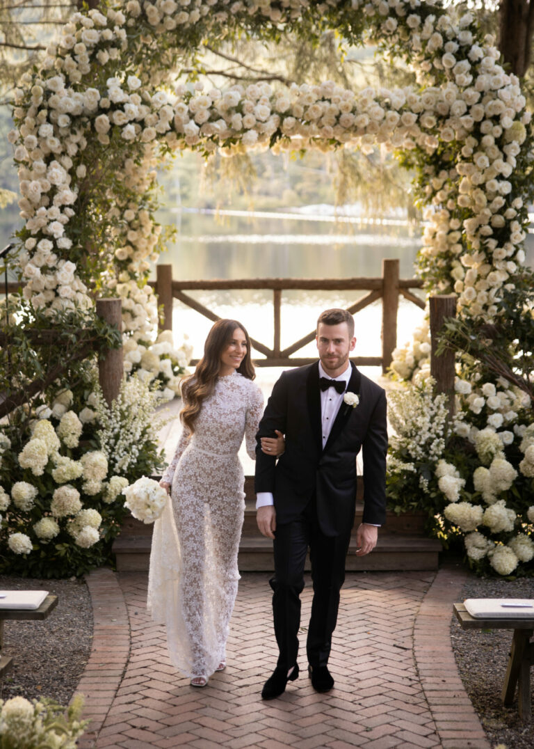 Jordan Horowitz in Alena Gown