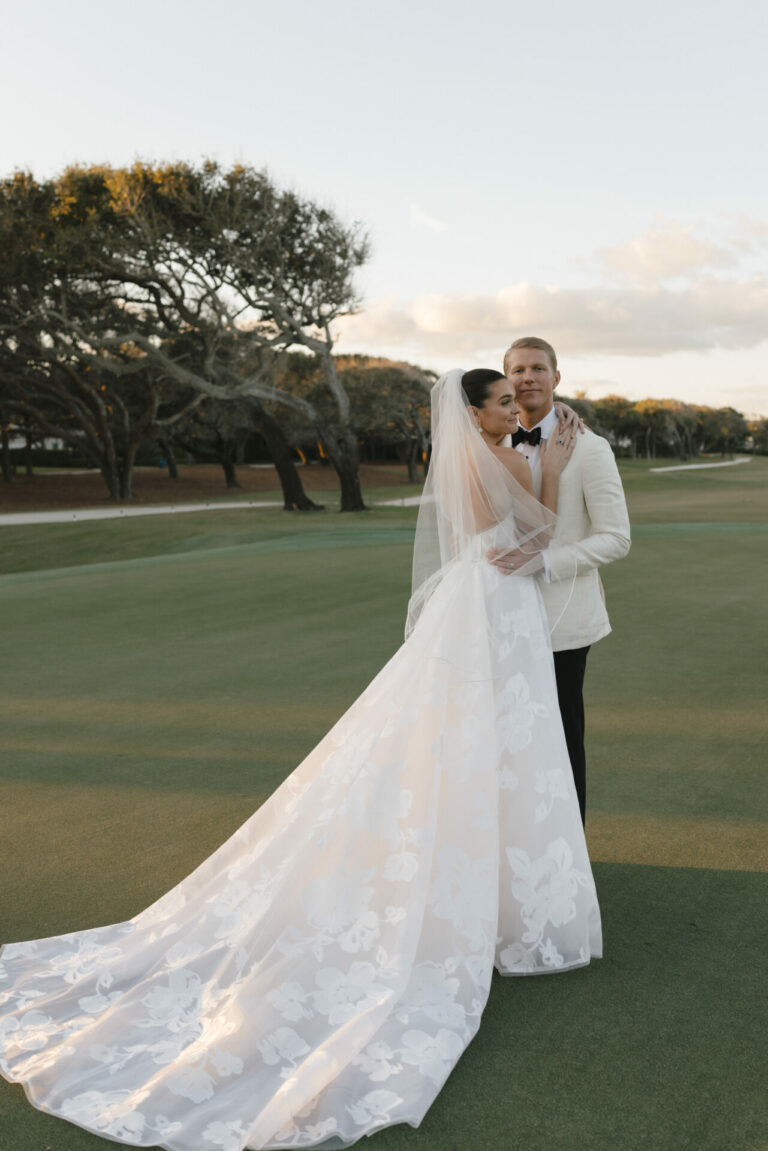 Kerianne Moran Vogel in Malu gown