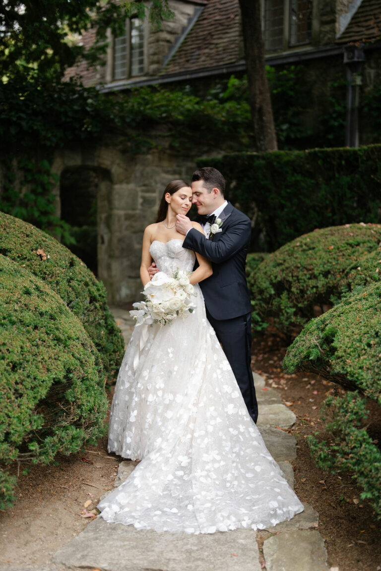 Parker Procida in Gia gown